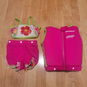 Swimschool Swim Trainer Swim Vest And Swimsuit 20-33lbs